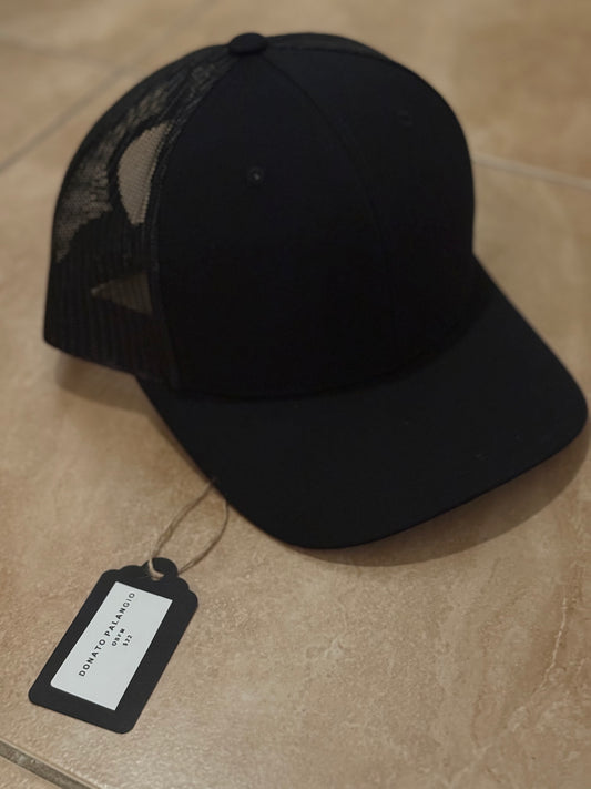 Classic Black Trucker | DONATO PALANGIO